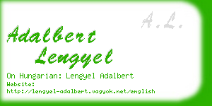 adalbert lengyel business card